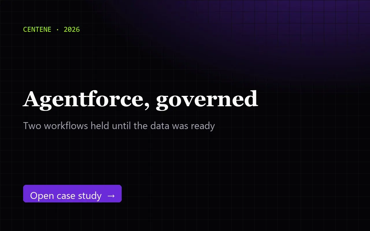 Agentforce that clears a HIPAA gate